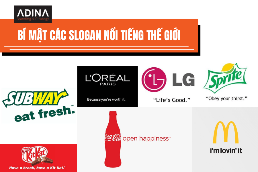 Bí mật các slogan nổi tiếng thế giới