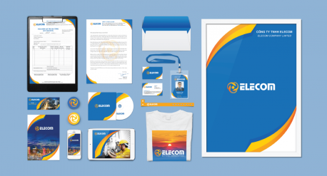 Thiết kế nhận diện thương hiệu Elecom