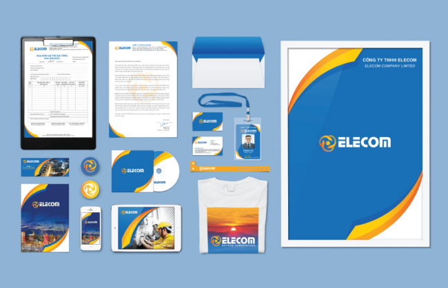 Thiết kế nhận diện thương hiệu Elecom