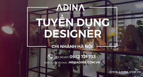 Adina tuyển dụng nhân viên thiết kế