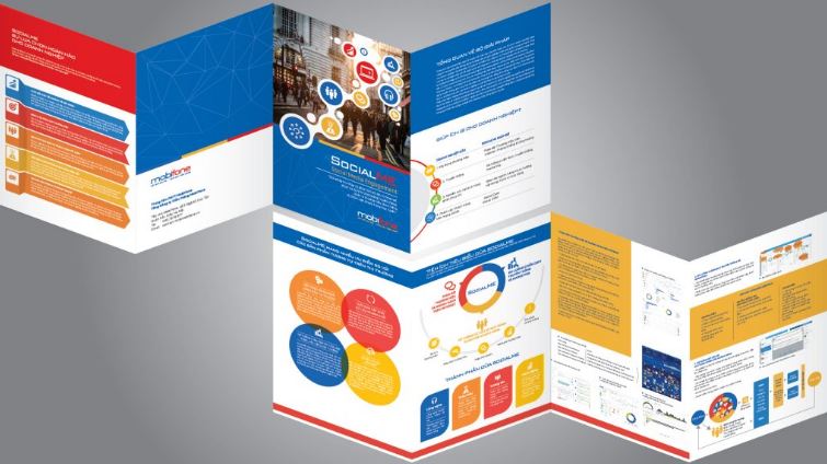 Brochure dịch vụ SOCIALME  trong bộ tài liệu bán hàng của MobiFone 