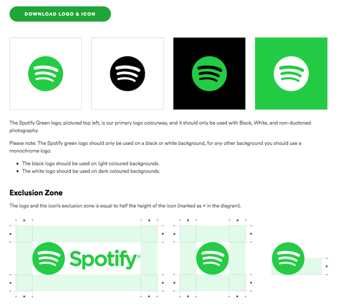 Bộ nhận diện thương hiệu của Spotify 