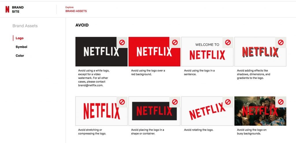 Mẫu bộ nhận diện thương hiệu của Netflix 