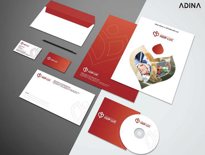 Bộ nhận diện thương hiệu công ty Hợp Lực - Bệnh viện đa khoa quốc tế Hợp Lực