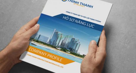 Thiết kế hồ sơ năng lực công ty xây dựng