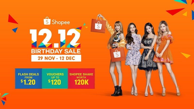 Hợp tác giữa Shopee và BlackPink