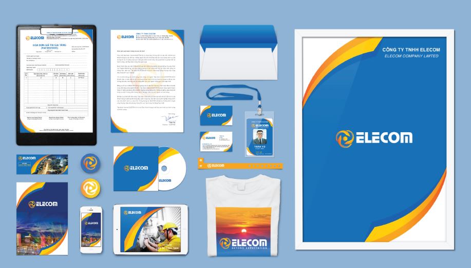 Thiết kế nhận diện thương hiệu Elecom