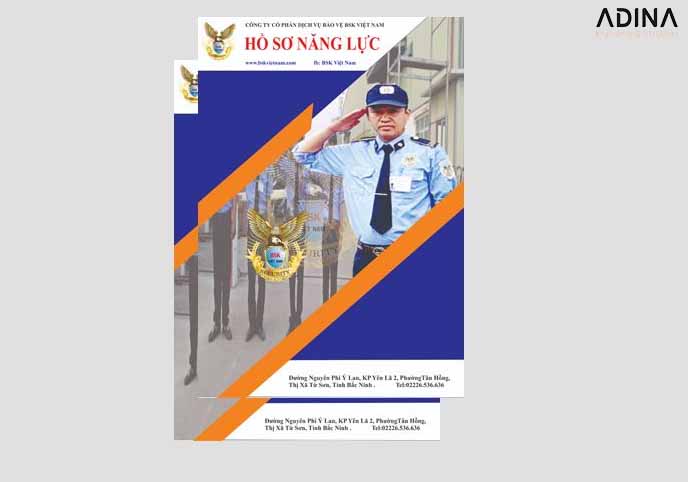 Bìa hồ sơ năng lực công ty bảo vệ BSK (Nguồn: Internet)