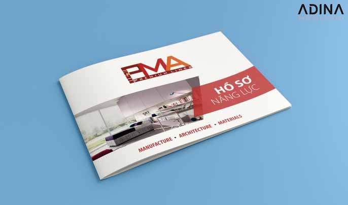 Bìa hồ sơ năng lực công ty nội thất PMA (Nguồn: Internet)