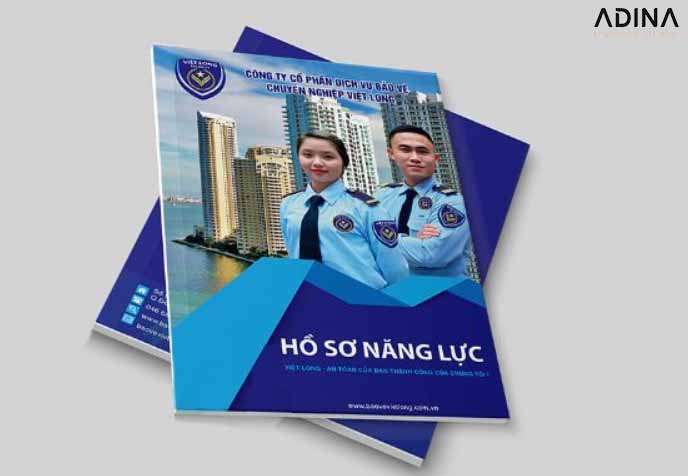 Bìa hồ sơ năng lực công ty bảo vệ Việt Long (Nguồn: Internet)