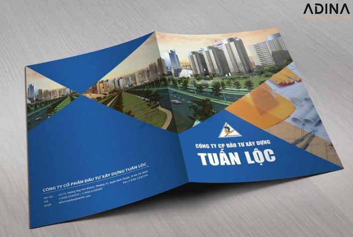 Bìa hồ sơ năng lực công ty xây dựng Tuấn Lộc (Nguồn: Internet)