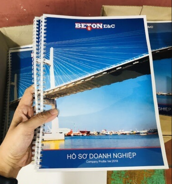 Bìa hồ sơ năng lực dạng lò xo