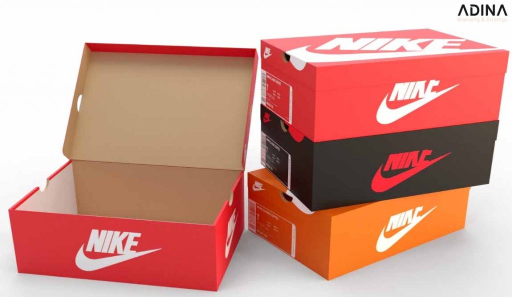 Hộp đựng giày Nike bên ngoài (Nguồn: Internet)