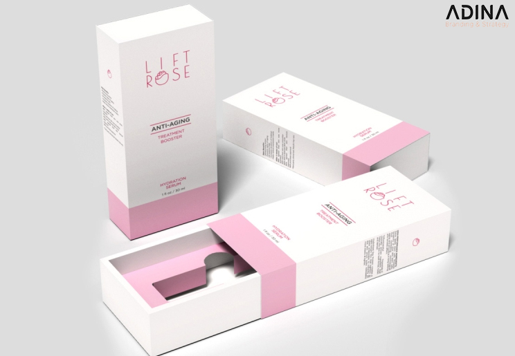 Thiết kế hộp mỹ phẩm Lift Rose (Nguồn: Internet)