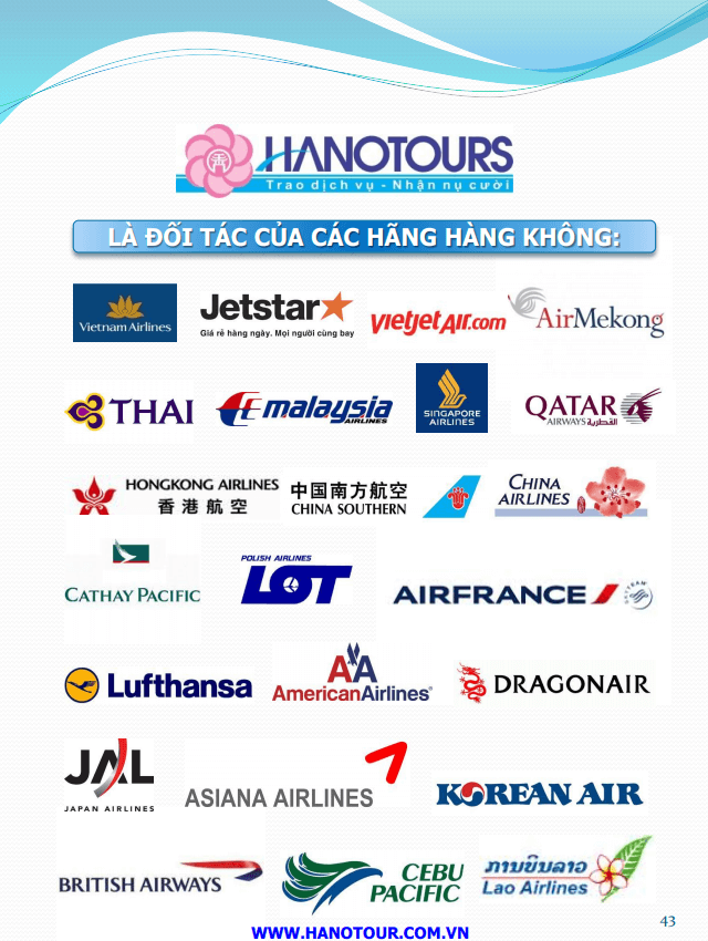 Trang đối tác trong thiết kế hồ sơ năng lực (Nguồn: Internet)