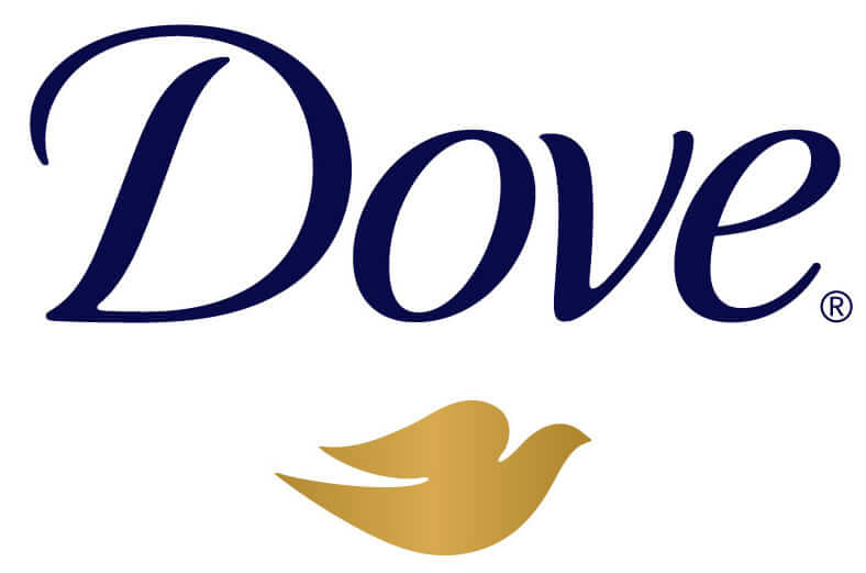 Thiết kế logo mỹ phẩm Dove hình cánh chim bồ câu