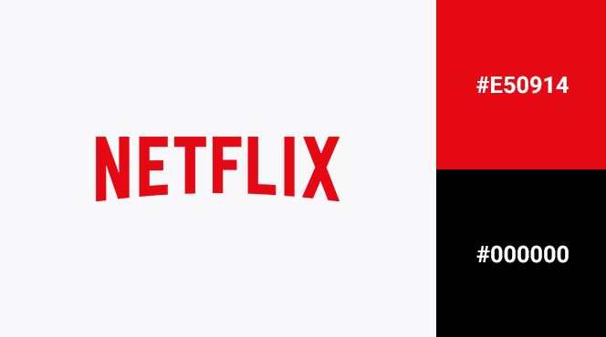 Logo Netflix màu đỏ - đen