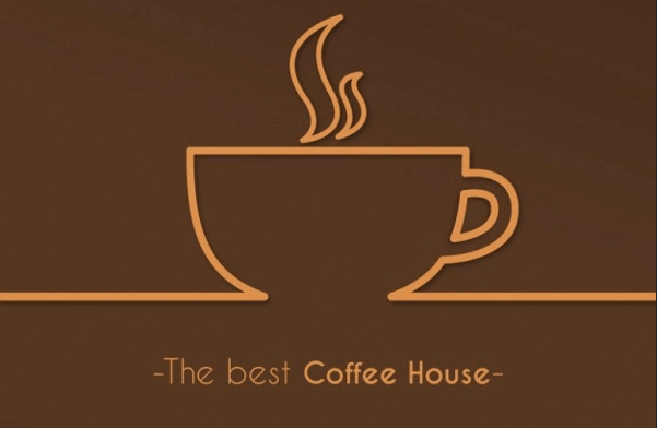 Mẫu logo quán cafe đơn giản