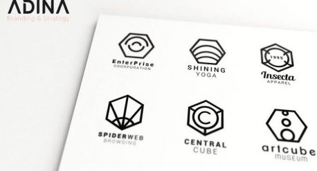 Thiết kế logo hình lục giác