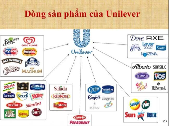 Chiến lược xây dựng thương hiệu sản phẩm độc lập của Unilever