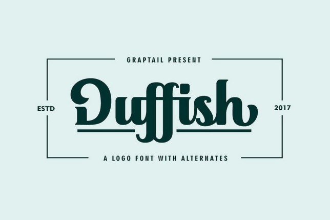 Duffish – Font chữ thiết kế logo