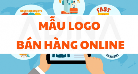 Mẫu logo bán hàng online