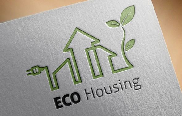 Logo nhà đẹp Eco Housing