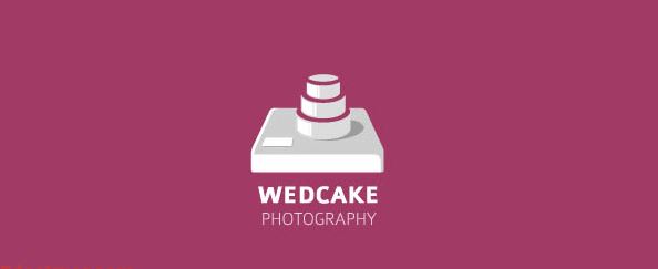 Mẫu logo WedCake