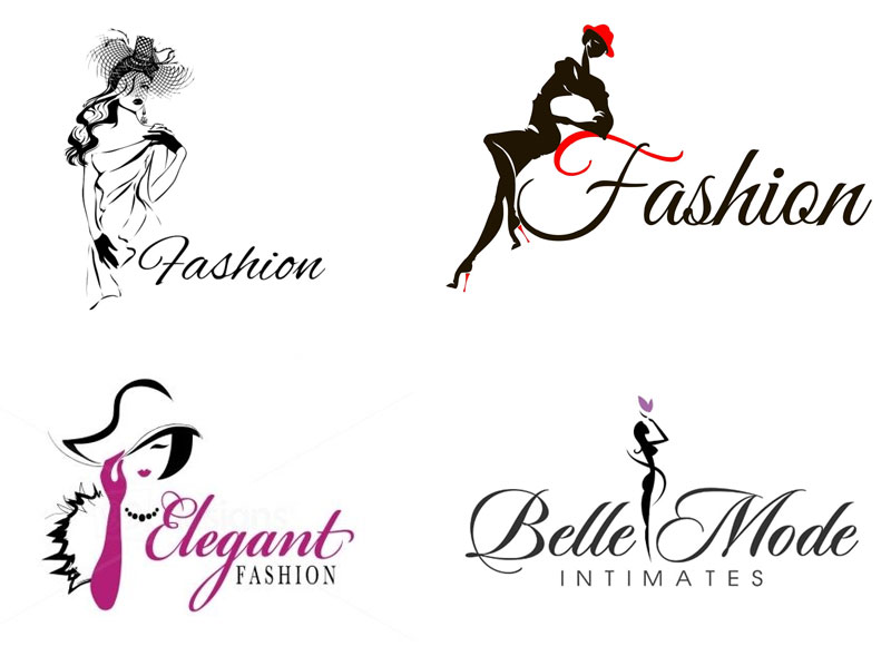 Mẫu thiết kế logo shop quần áo nữ cổ điển