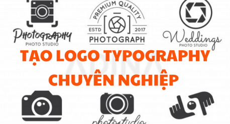 Tạo logo typography