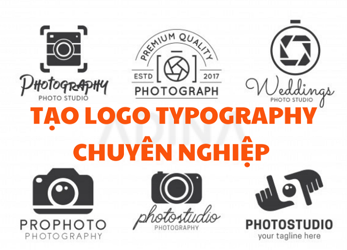 Tạo logo typography