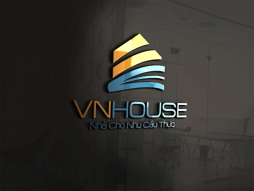 Tạo logo nhà đất, bất động sản VnHouse