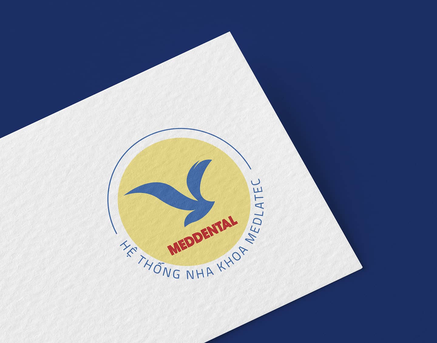 Logo nha khoa MEDDENTAL - Mẫu thiết kế logo y tế sáng tạo