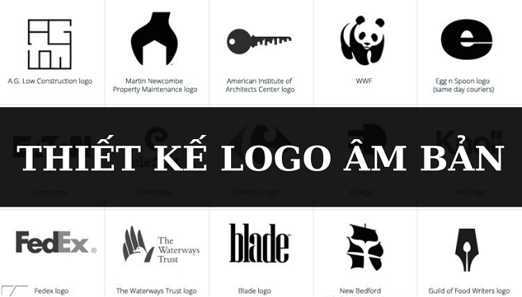 Thiết kế logo âm bản truyền cảm hứng sáng tạo