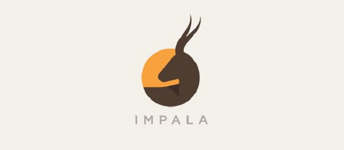 Mẫu logo phẳng Impala (nguồn: sưu tầm)