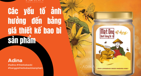 Các yếu tố ảnh hưởng đến bảng giá thiết kế bao bì sản phẩm