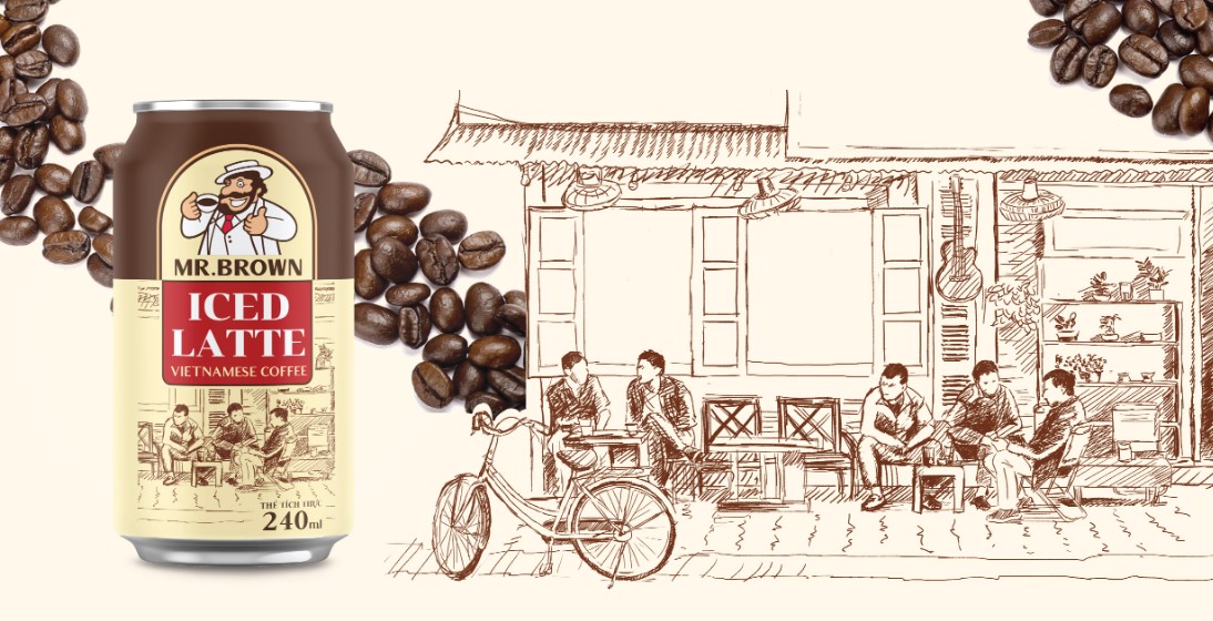 Hình minh họa vẽ tay thể hiện chất cafe phố (Nguồn: Adina)