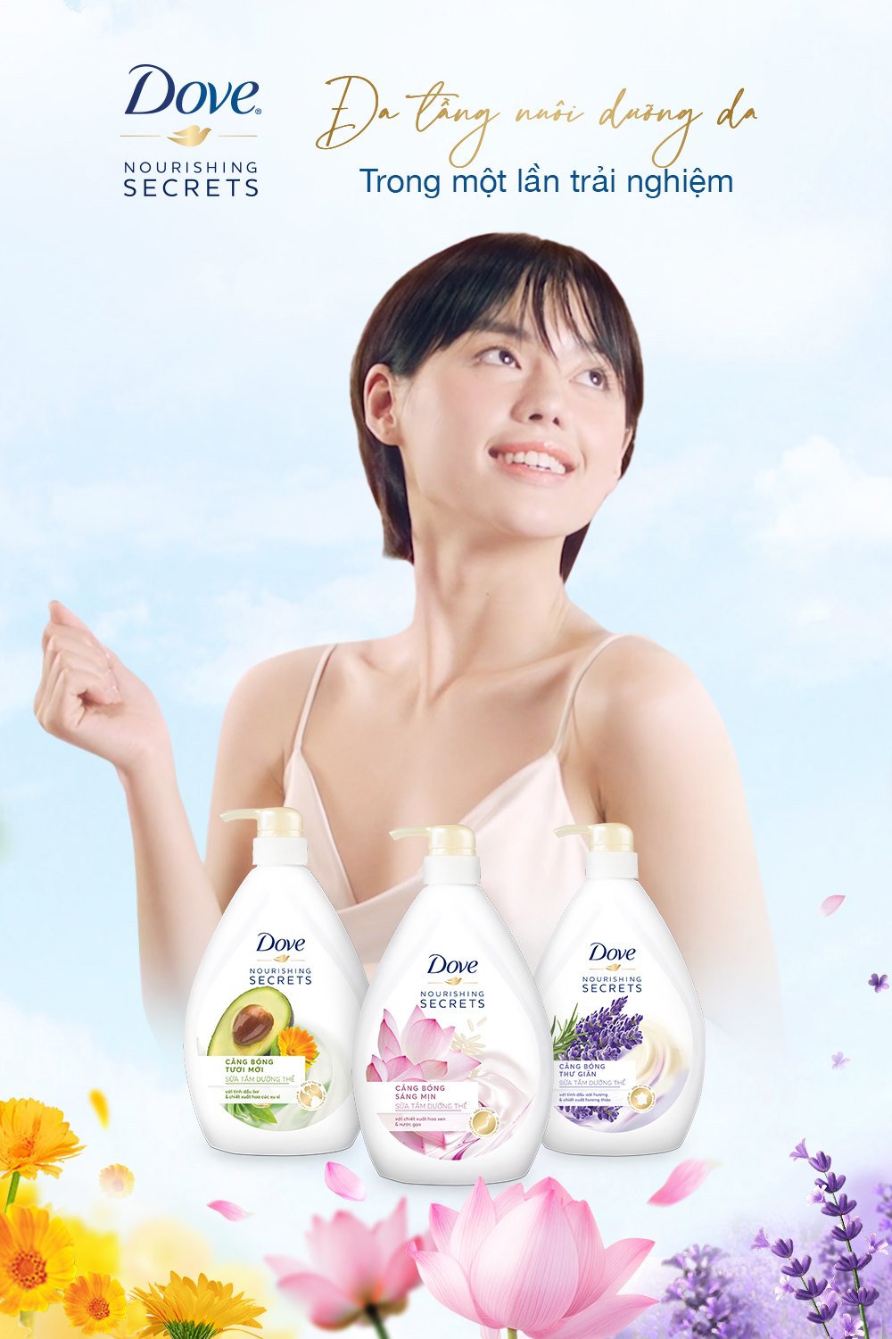 Sự chân thành luôn gắn với thương hiệu Dove 