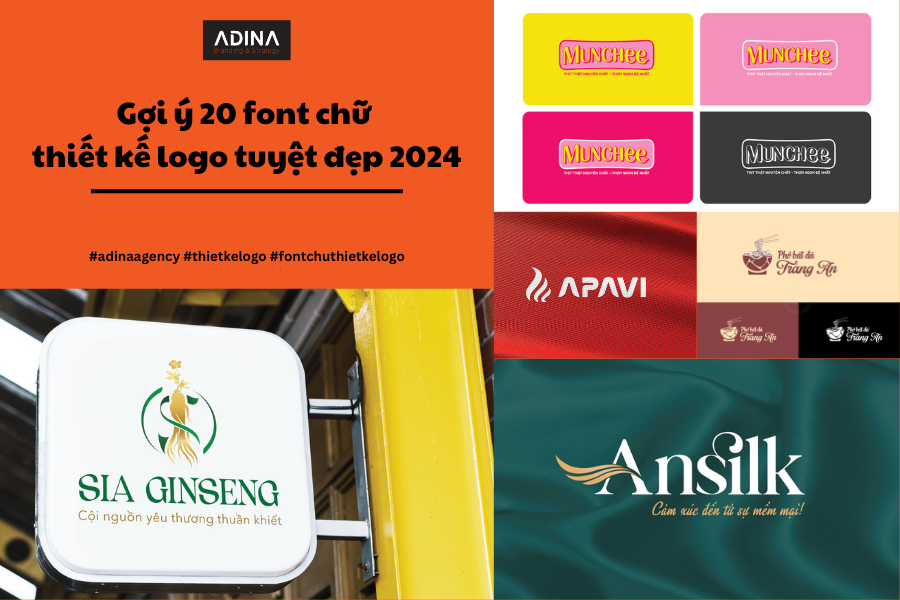 Gợi ý 20 font chữ thiết kế logo tuyệt đẹp 2025