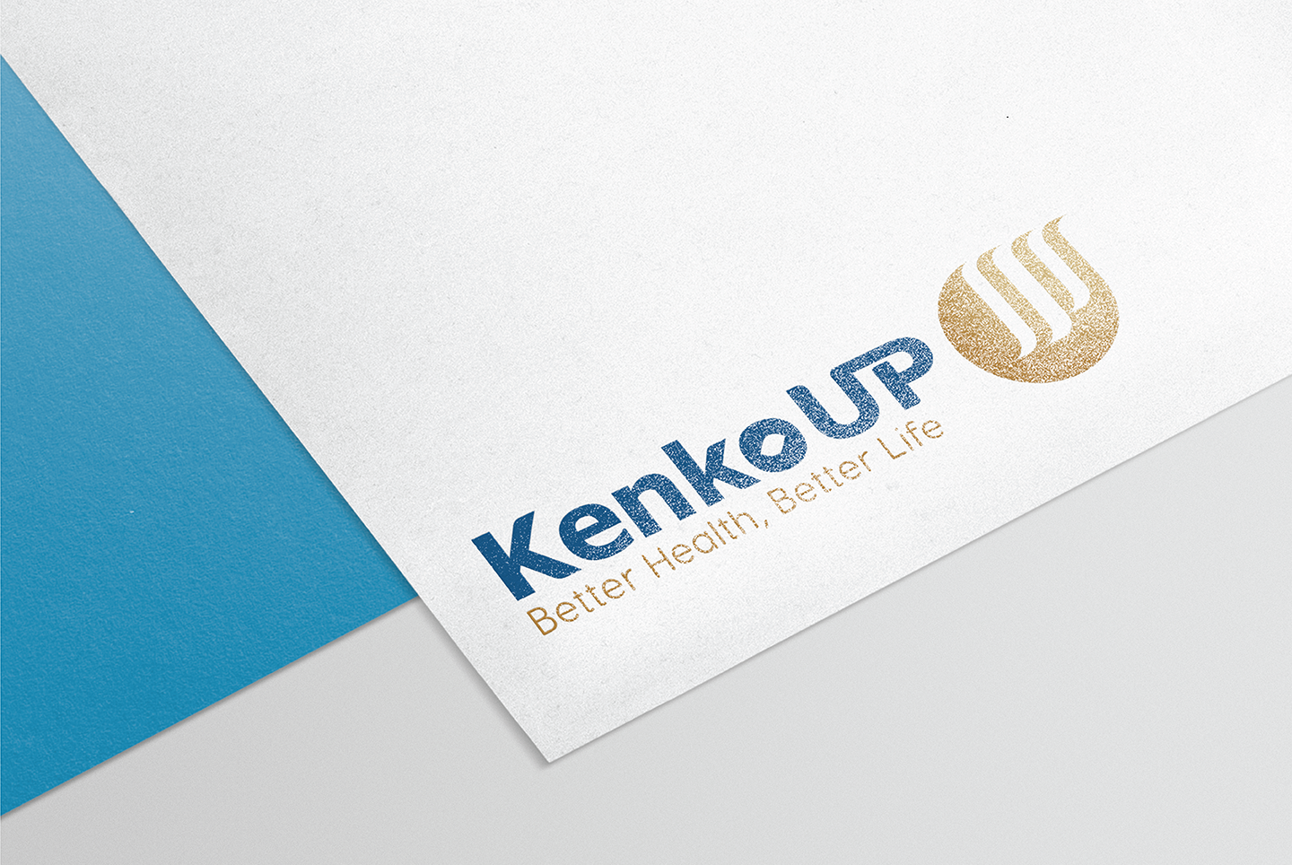 Logo tối giản của thương hiệu dược phẩm Kenkoup (Adina)