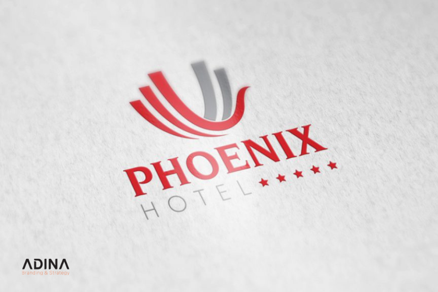 Thiết kế logo phong thủy mệnh Hỏa - thương hiệu Phoenix Hotel