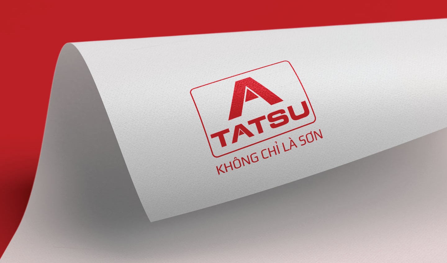 Thiết kế logo phong thủy với biểu tượng tam giác cách điệu từ chữ A (Adina)