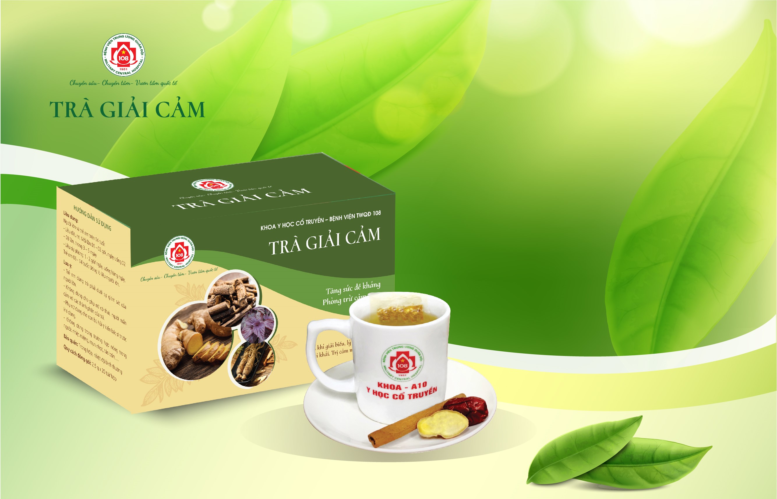 Thiết kế bao bì hộp trà 