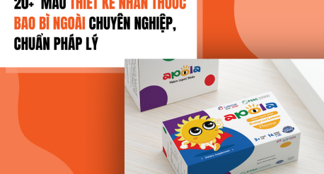 20 mẫu thiết kế nhãn thuốc bao bì ngoài chuyên nghiệp, chuẩn pháp lý