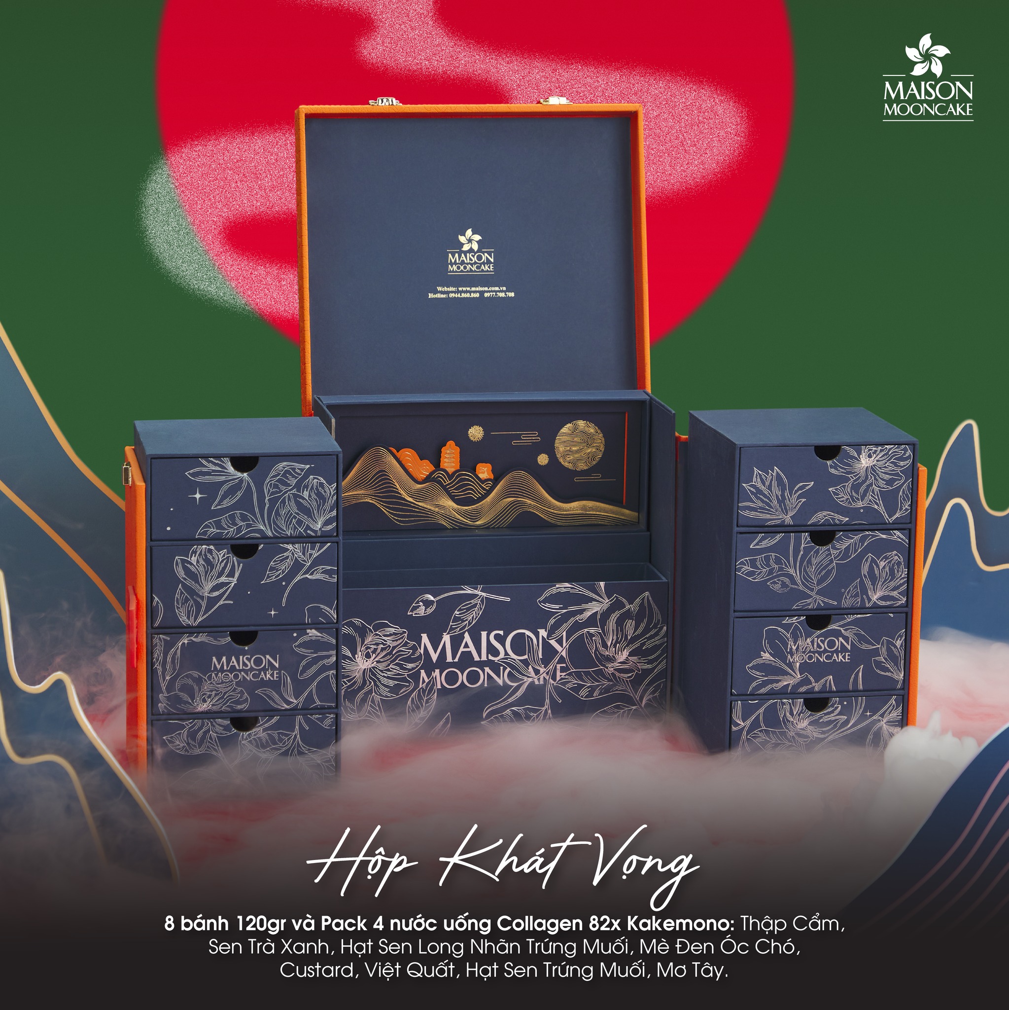 Hộp bánh trung thu Maison 