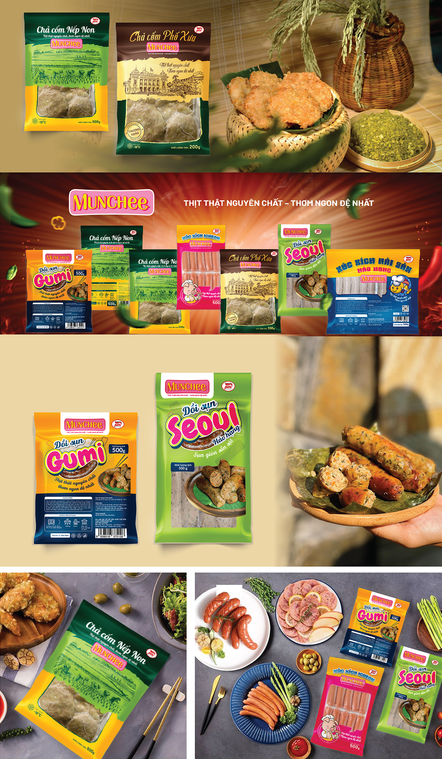 Thiết kế bao bì thực hiện bởi Adina