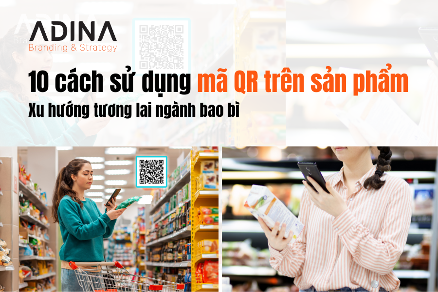 10 cách sử dụng mã QR trên sản phẩm