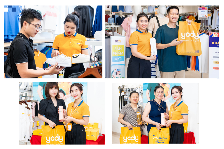 Đồng phục nhân viên của thương hiệu Yody