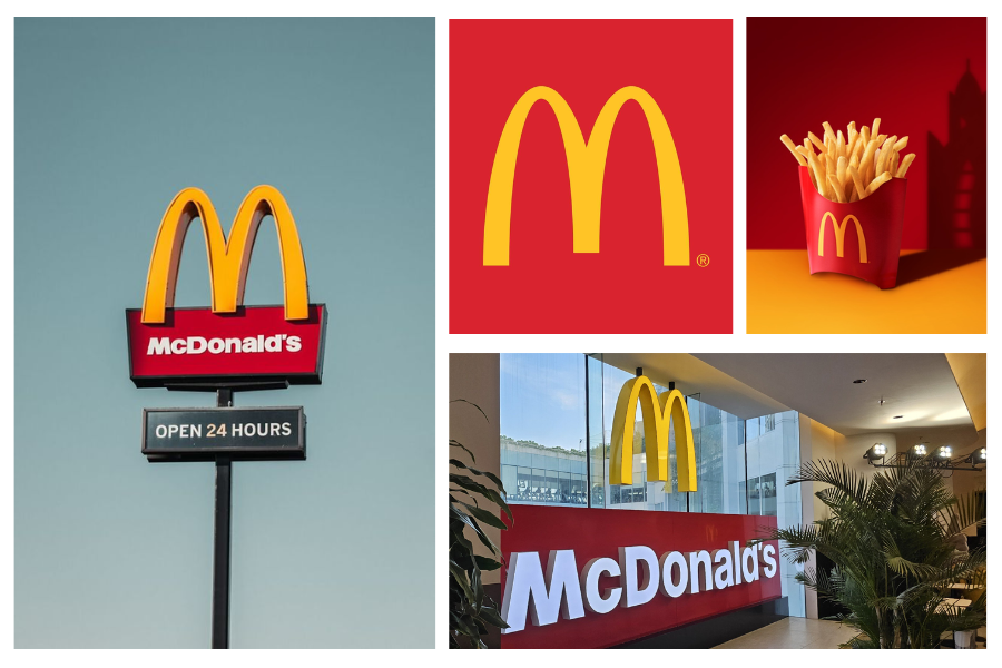 Logo màu đỏ quen thuộc của McDonald's
