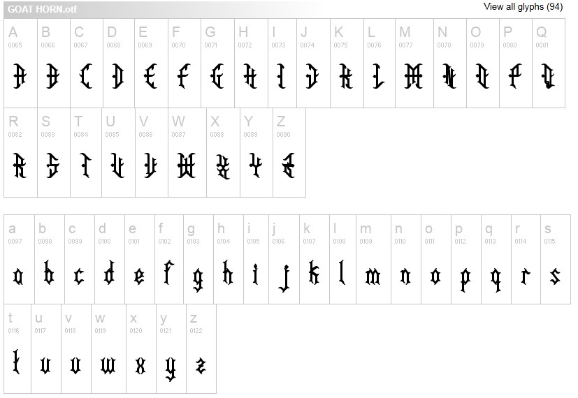 Font chữ Halloween độc lạ